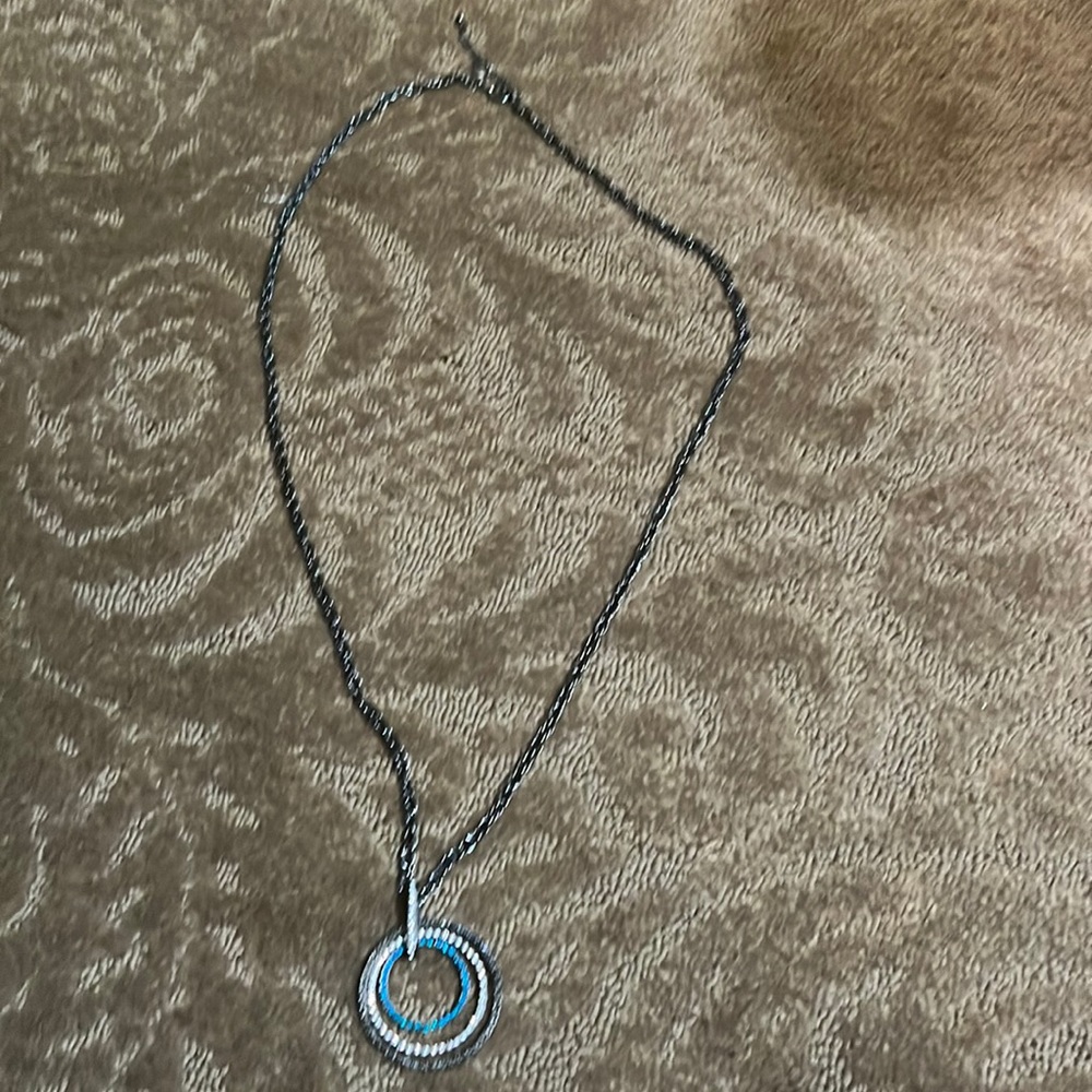 Long pretty necklace.